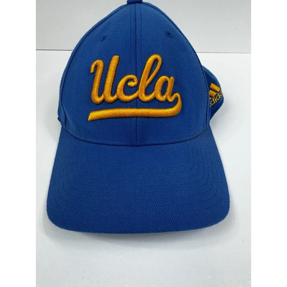 UCLA Bruins Adidas Blue Embroidered Fit Hat Cap - Size S/M Superflex - NCAA